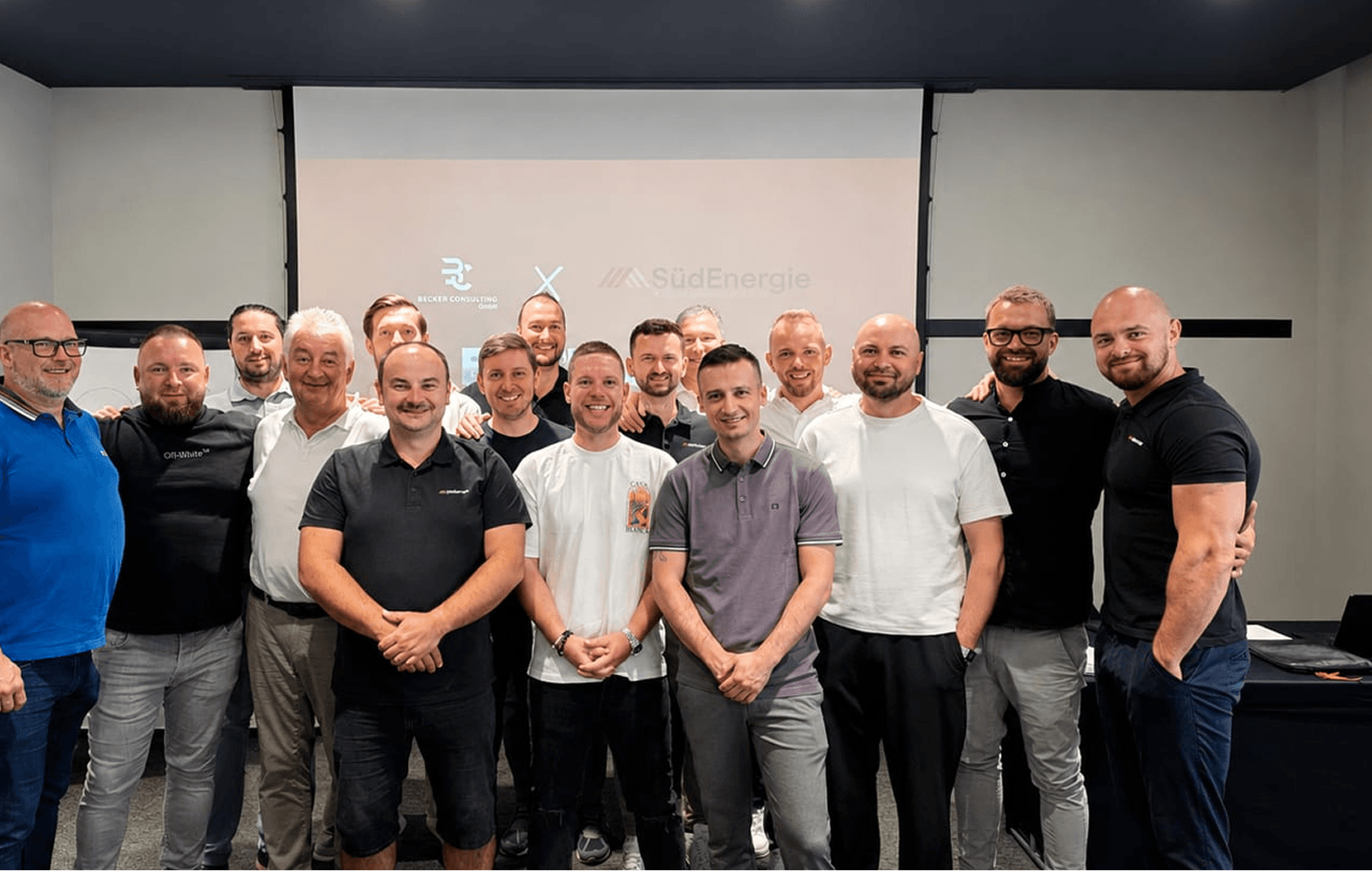 Das SüdEnergie-Team bei einem gemeinsamen Treffen in Leutkirch im Allgäu